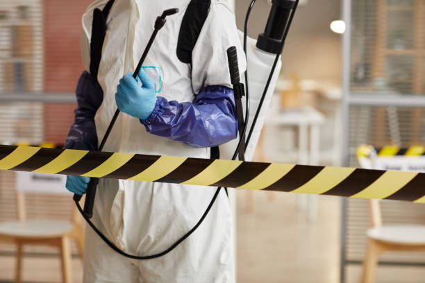 Professional Sewage Cleanup technician working in Norfolk, NE